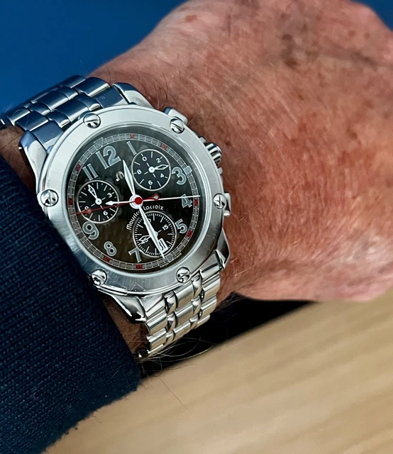 MENS MAURICE LACROIX Tiago Chronograph Watch Used Condition