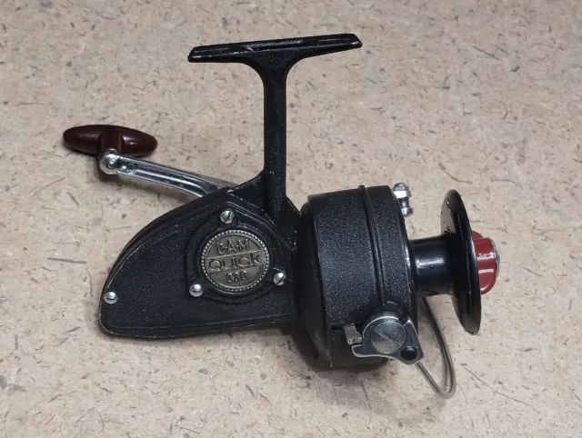 Vintage Dam Quick 330 fishing reel made in West Germany