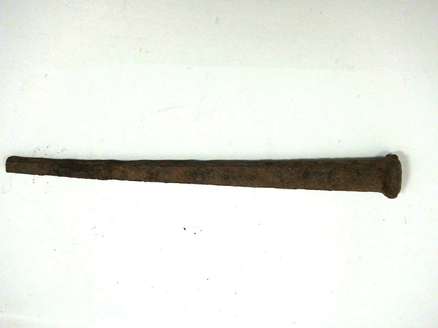 4 1/2" BIG NAIL 1 spike hand wrought iron 2