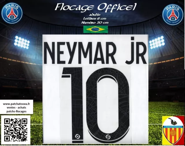 Flocage Officiel - Paris Saint-Germain Enfant, Neymar JR, 2022/2023, H –  Footpress