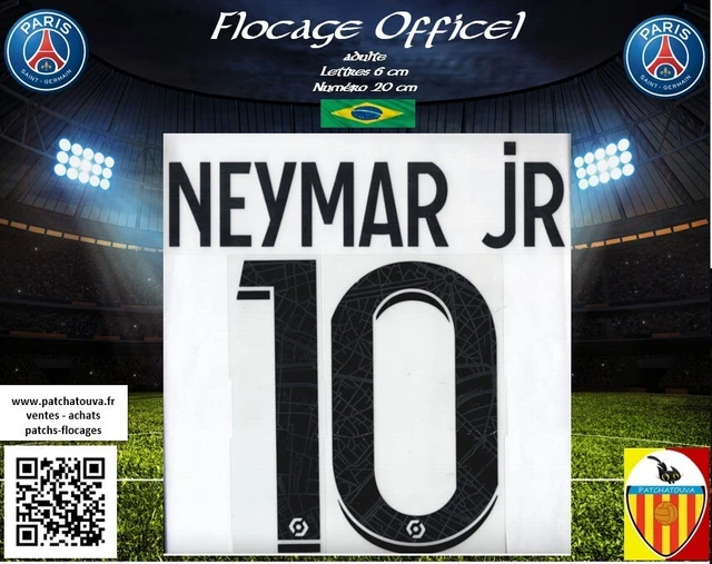 Flocage Officiel PSG 2018 Neymar Ligue 1, Domicile Adulte, Neuf Sans Emballage