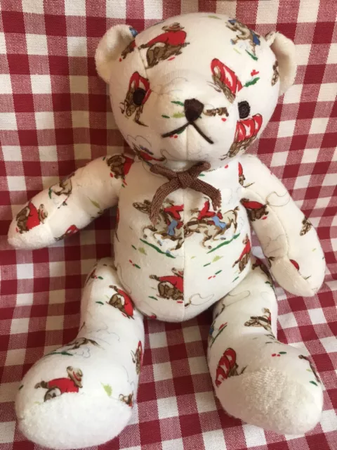 Cath Kids Kidston Teddy Bear COWBOYS WESTERN HORSES COMFORTER SOFT CUDDLE TOY