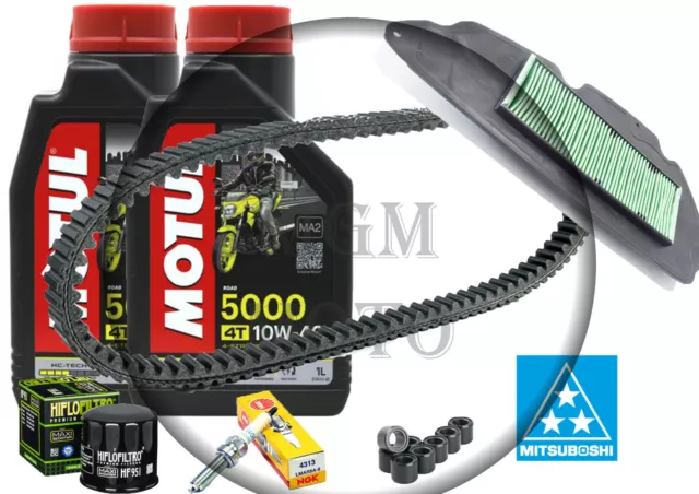 Mantenimiento Honda SH 300 Aceite Motul + Filtro 1 +Aceite +Cinturón + Vela +