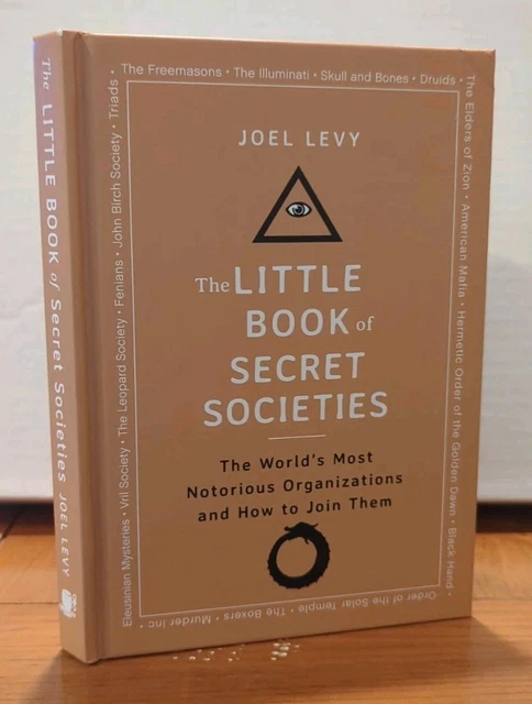 THE LITTLE BOOK of Secret Societies by Joel Levy (2012, Hardcover) VERY ...