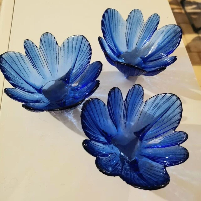 2 Coupes à Glace En Verre Rose Torsadé Arcoroc France - Vintage Années 80 - Très Bon état