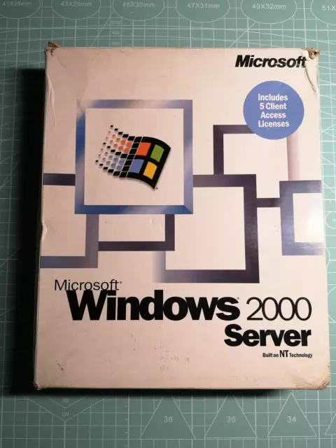Microsoft Windows 2000 Serveur + 5 CAL version complète