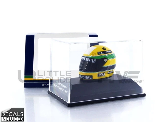 Minichamps 1/8 Helmet - A. Senna - Lotus 1987 - 540380712