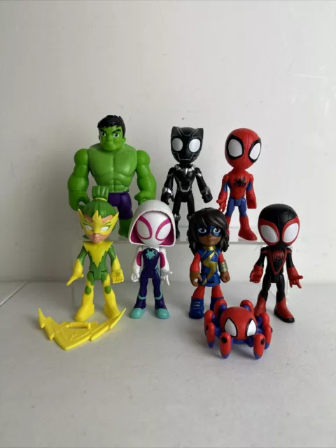 X7 Marvel Spidey and His Amazing Friends 4-Inch Hero Figures Ghost Spin
