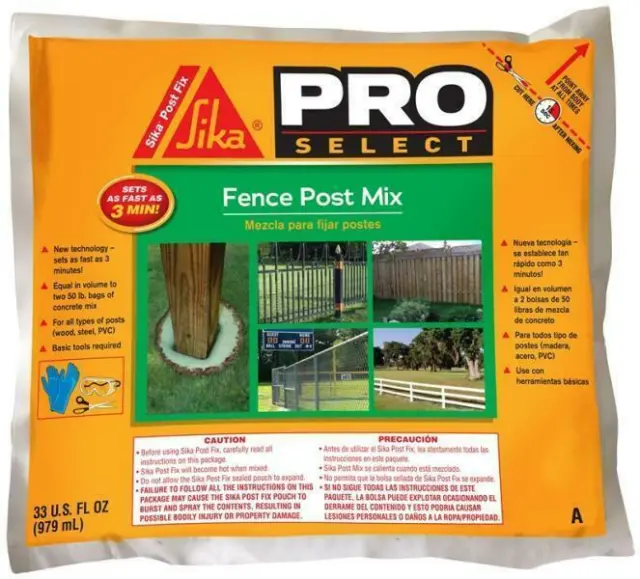 Sika 483503 Pro Select 33 OZ Post Fix Fence Post Mix