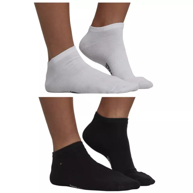 Urban Classics Logo No Show Socks 5-Pack Basic Sneaker Slip Socken Strümpfe Ripp