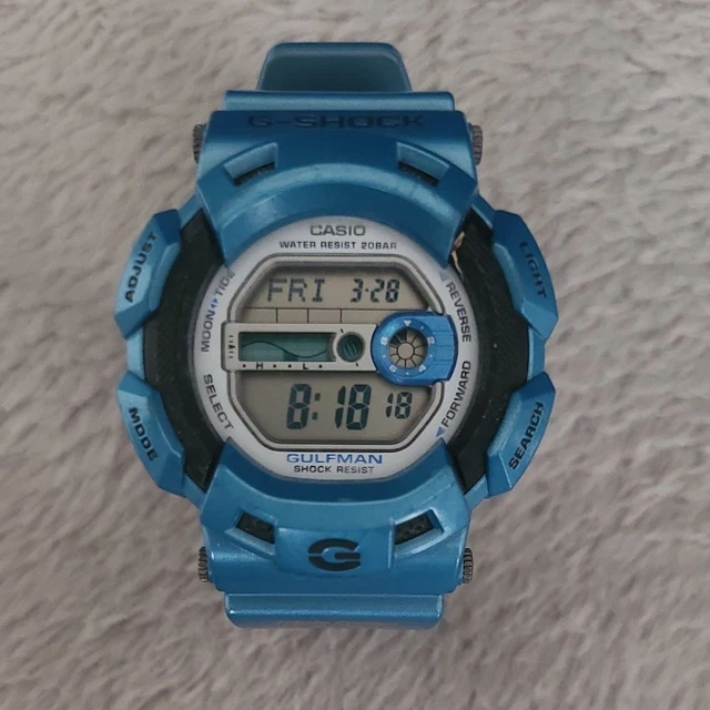 CASIO G-SHOCK G-9100TC-2JF GULFMAN Triple Crown 2007 model Used from Japan