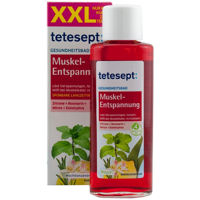 Tétesept RELAJACIÓN MUSCULAR Baño 1 x 150ml ayuda con dolor muscular - con eucalipto