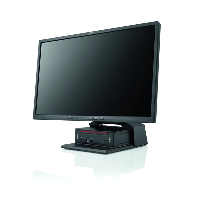 Fujitsu Esprimo Q558 USFF & 24" FHD Monitor E24-8 TS Pro i5-8400T 256GB 8GB W11