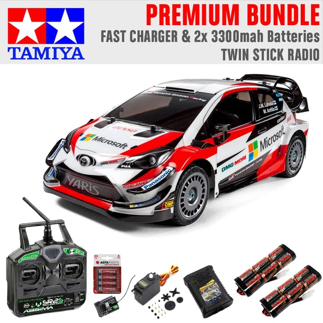 Tamiya Ravcing TAMIYA RC 58659 Toyota Yaris Gazoo Racing WRC TT-02 1:10 Premium Stick ...