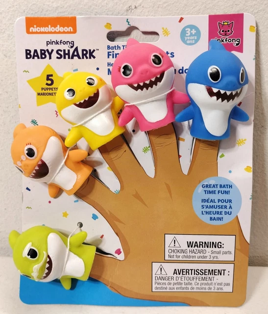 Nickelodeon Pinkfong Baby Shark Finger Puppets Bath T vrogue.co