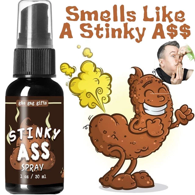 LIQUID FART SPRAY Can Stink Bomb Ass Smelly Stinky Gas Crap Gag Prank