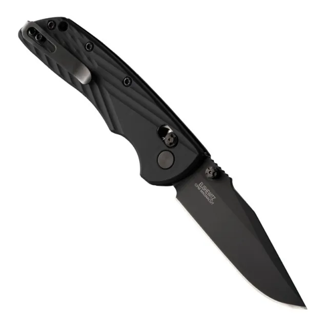 Hogue Knife Deka Folder CPM MagnaCut Clip Point Black Blade Polymer Frame 24376