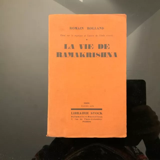 Romain Rolland - La vie de Ramakrishna - 1930 Stock