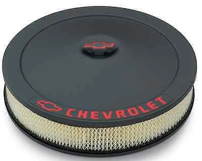 Proform 141-861 Chevy Bow Tie Valve Cover Air Breather Cap Black Crinkle Push-In - Foto 6