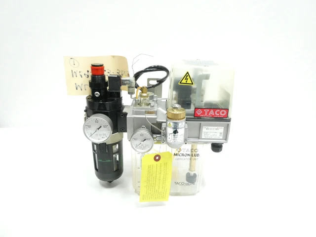 Taco MC9-01L3-3D02 Micron-lub Lubrication Unit 24v-dc 0.15-0.35psi