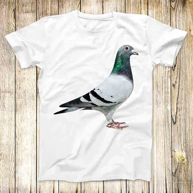 T-shirt Harajuku Pigeon Animal 3D Manches Courtes Unisexe - Couleurs Vives