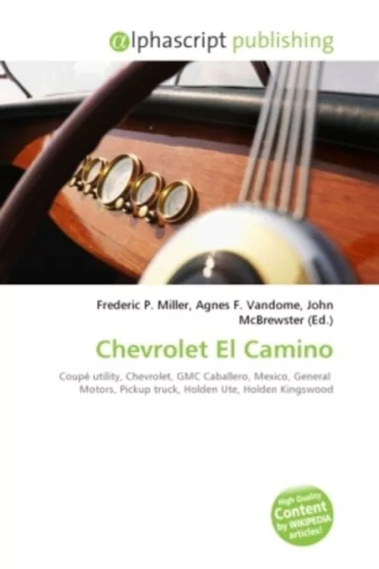 Chevrolet El Camino Frederic P. Miller (u. a.) Taschenbuch 88 S. Englisch 2009