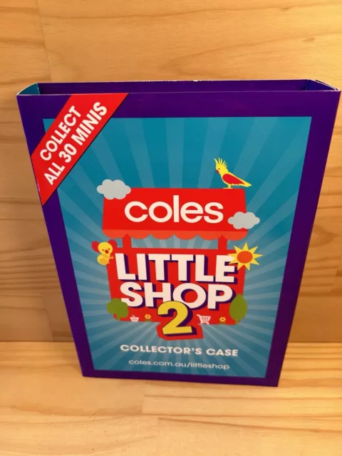 COLES LITTLE SHOP 2 Collector's Case Collectable Kids Toy Holder (2019) EMPTY