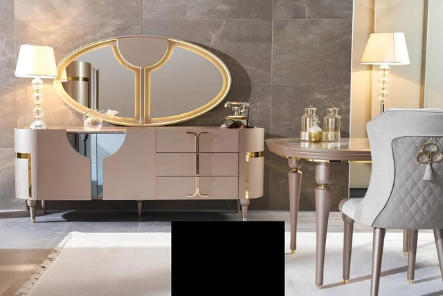 Meuble buffet en bois massif avec tiroir et 2 portes | Commodes et