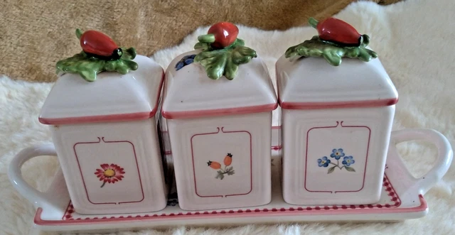 Villeroy & Boch - Schale (7) - Pots à épices ou à confiture - "Petite