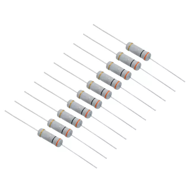 20Pcs 3W 0.3 Ohm 5% Tolerance Carbon Film Resistor, Axial Lead Resistors Kit