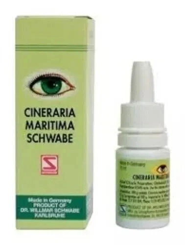 2 X Dr Willmar Schwabe Alemania Cineraria Maritima Schwabe Colirio Sin Alcohol