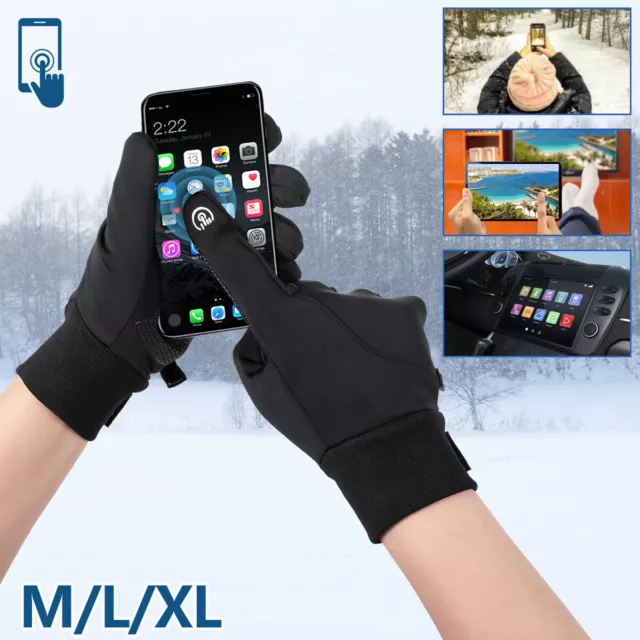 Windproof Winter Warm Cycling Gloves Touch Screen Bike MTB Bicycle Mittens|