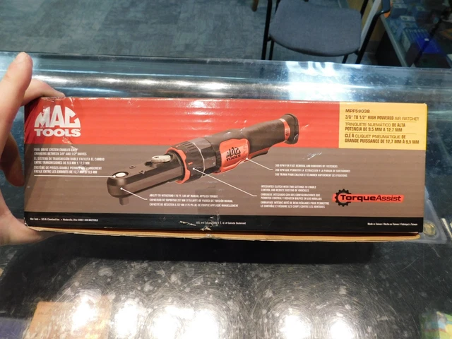 Mac Tools MPF59038 High Power Air Ratchet New Tested Ready to Ship!!! 4
