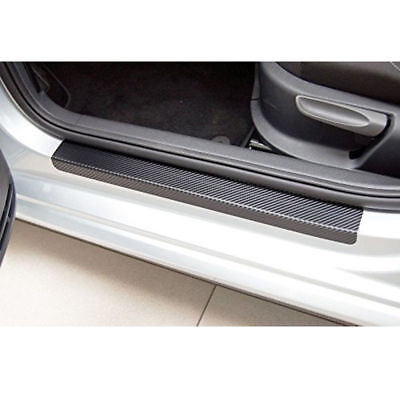 4x Carbon Fiber Car Door Plate Sill Scuff Cover Anti Scratch Sticker Accessories
