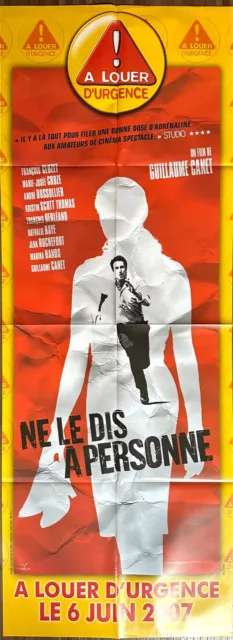 Affiche Cinéma NE LE DIS A PERSONNE 60x160cm Poster / Guillaume Canet / Cluzet