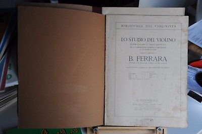 B. Ferrara - Lo Studio Del Violino Libro Uno - Spartiti Musicali