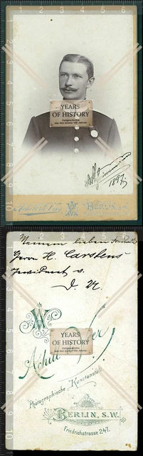 Orig. Foto CDV Portrait Soldat