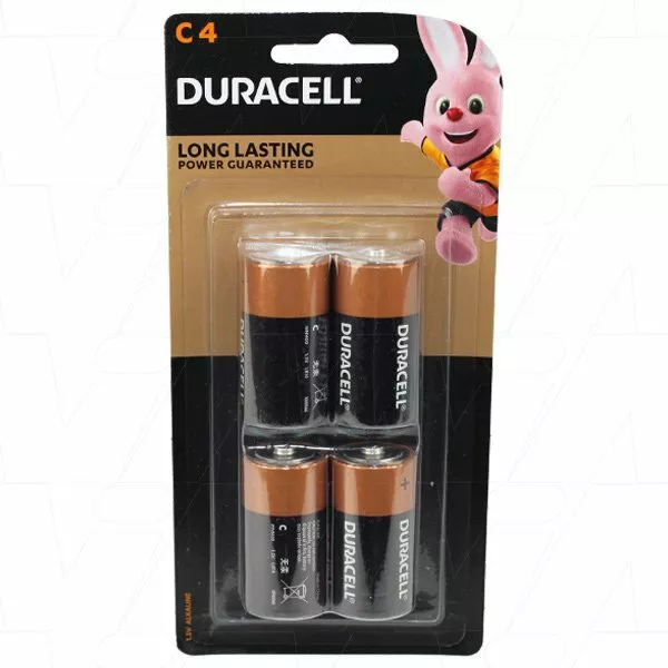 Duracell Coppertop Alkaline C, LR14 size Battery MN1400B4