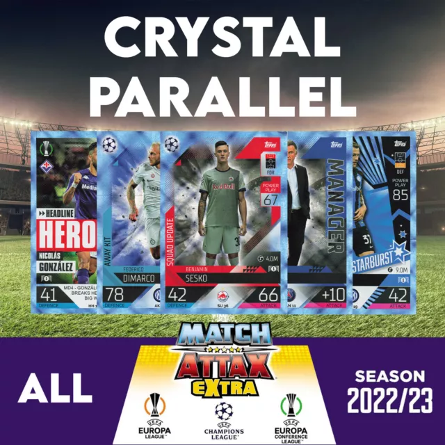 Partido Attax Extra - Liga de Campeones - 2022/23-Paralelo: Cristal