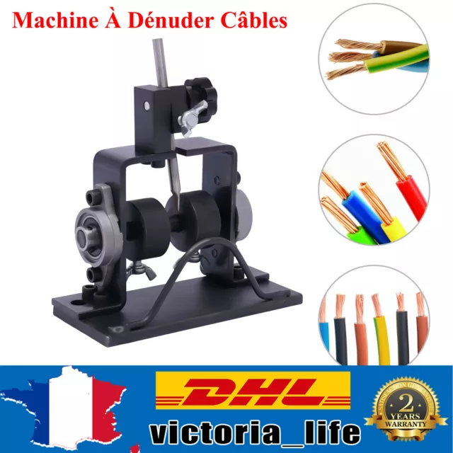 Machine À Dénuder Câbles Cuivre Dénudeur de Câbles Machine Dénudage Fil 1-20mm