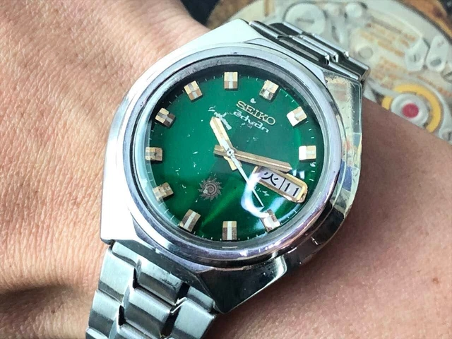 Grande grenouille verte en macramé faite main, vintage des années 1970