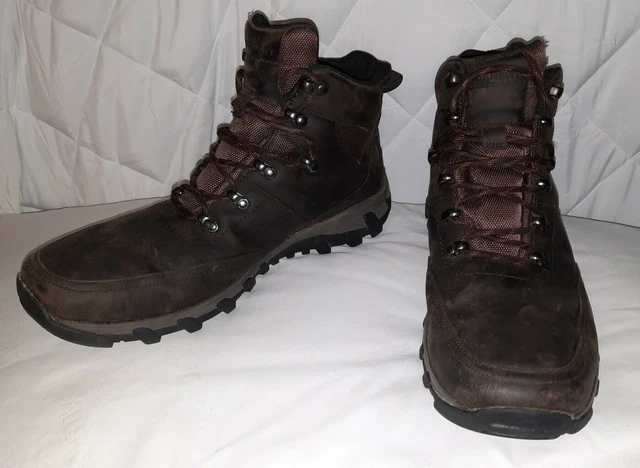 BOTTES EN CUIR marron fonc Rockport pour hommes taille 10 XCS