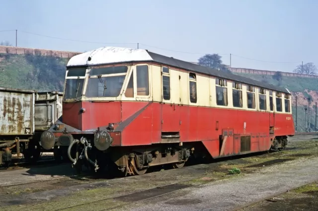 British Rail withdrawn GWR railcar W20W Worcester Yard 02/04/65 Rail Photo R0102