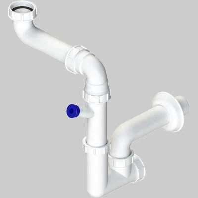 Sifone Lavabo Lira Ispezionabile - Bianco, Uscita 32-40 Mm - Foto 9