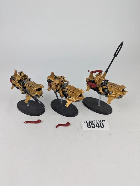 Warhammer 40K Bitz: Adeptus Custodes - Vertus Praetors - Dawneagle Je A5e Rueckseite Fluegel Links