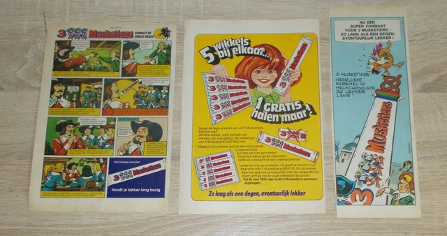 1975 Vintage 3 Musketeers Candy Bar Print Ads Advertisement Lot #1 ...