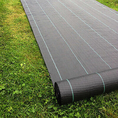 Heavy Duty Weed Control Fabric Membrane Ground Cover Sheet Garden Mat Landscape