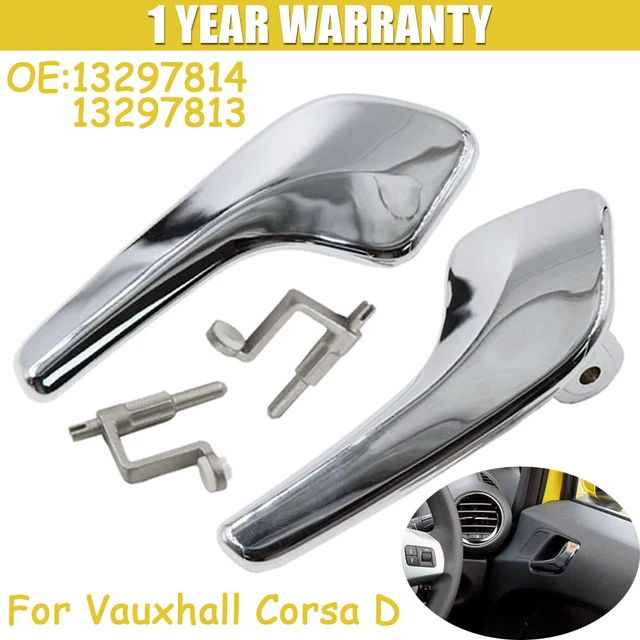 FOR VAUXHALL CORSA D Interior Door Handle Connecting Rod Set Left Right