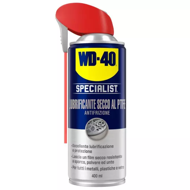 Wd40 Lubrificante Secco Rapido Ptfe Spray Specialist 400Ml