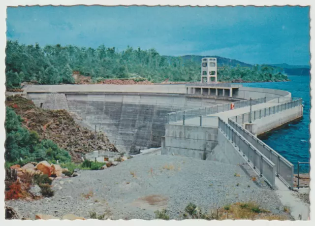 Australia TASMANIA TAS Clark Hydro Dam BUTLERS GORGE NCV TW41 postcard c1970s